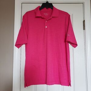 Walter Hagen Essentials Men's Pink Golf Shirt ⛳